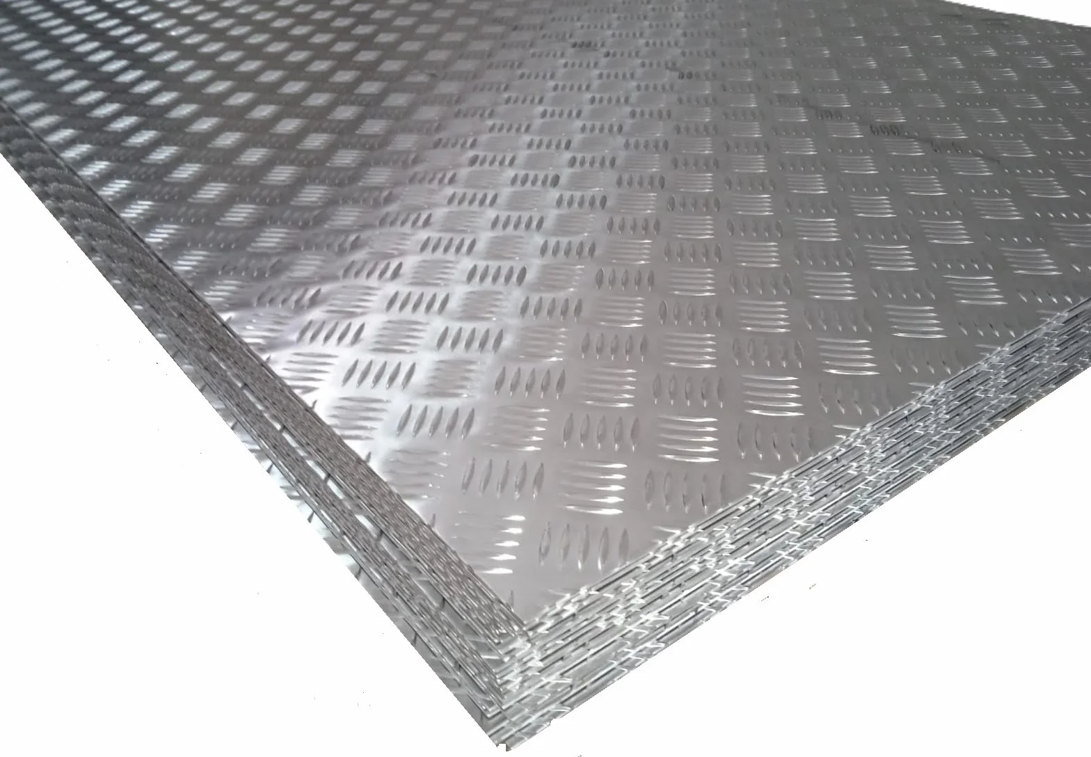 Lamiera MANDORLATA in ALLUMINIO, varie dimensioni e spessori (1000x1000x3mm)