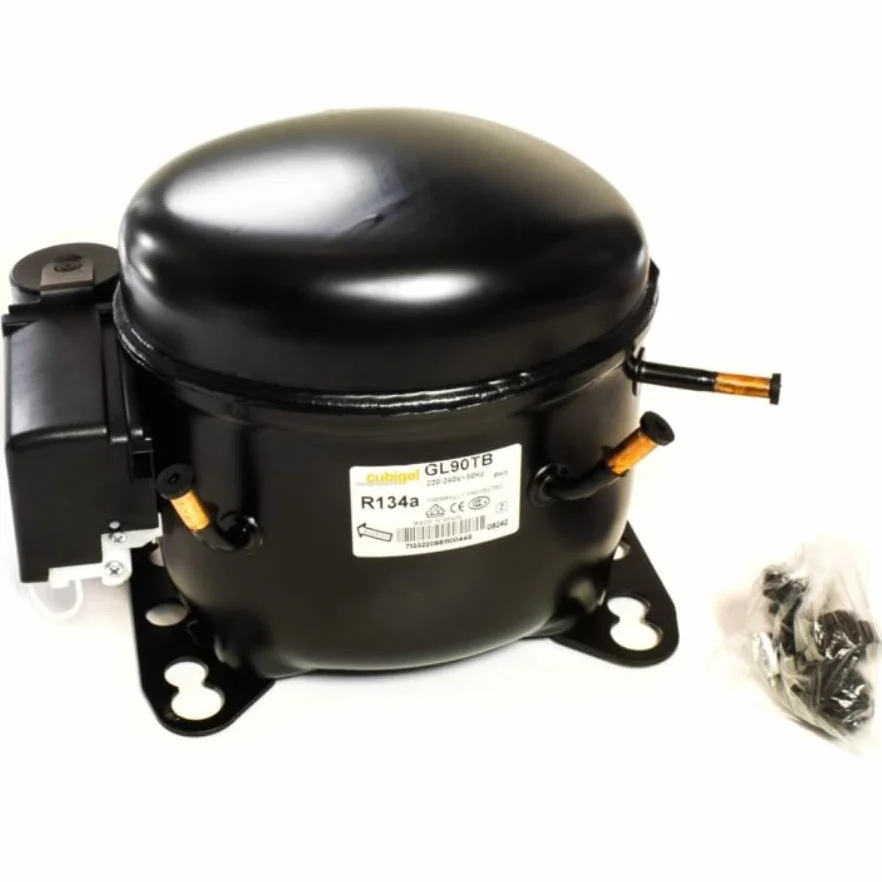 UNIVERSALE Compressore Celle E Frigorifero Cubigel Gl90tb Emt6170z 1/4hp R134a, con Cavo elettrico