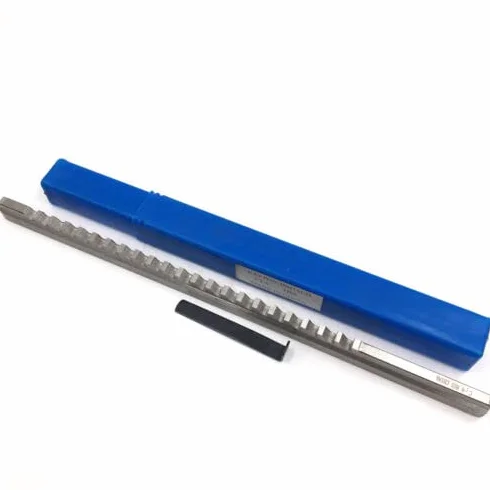 Fresa per broccia a chiavetta a Spinta 6 mm C, Dimensioni metriche, utensile CNC per Lavorazione dei Metalli