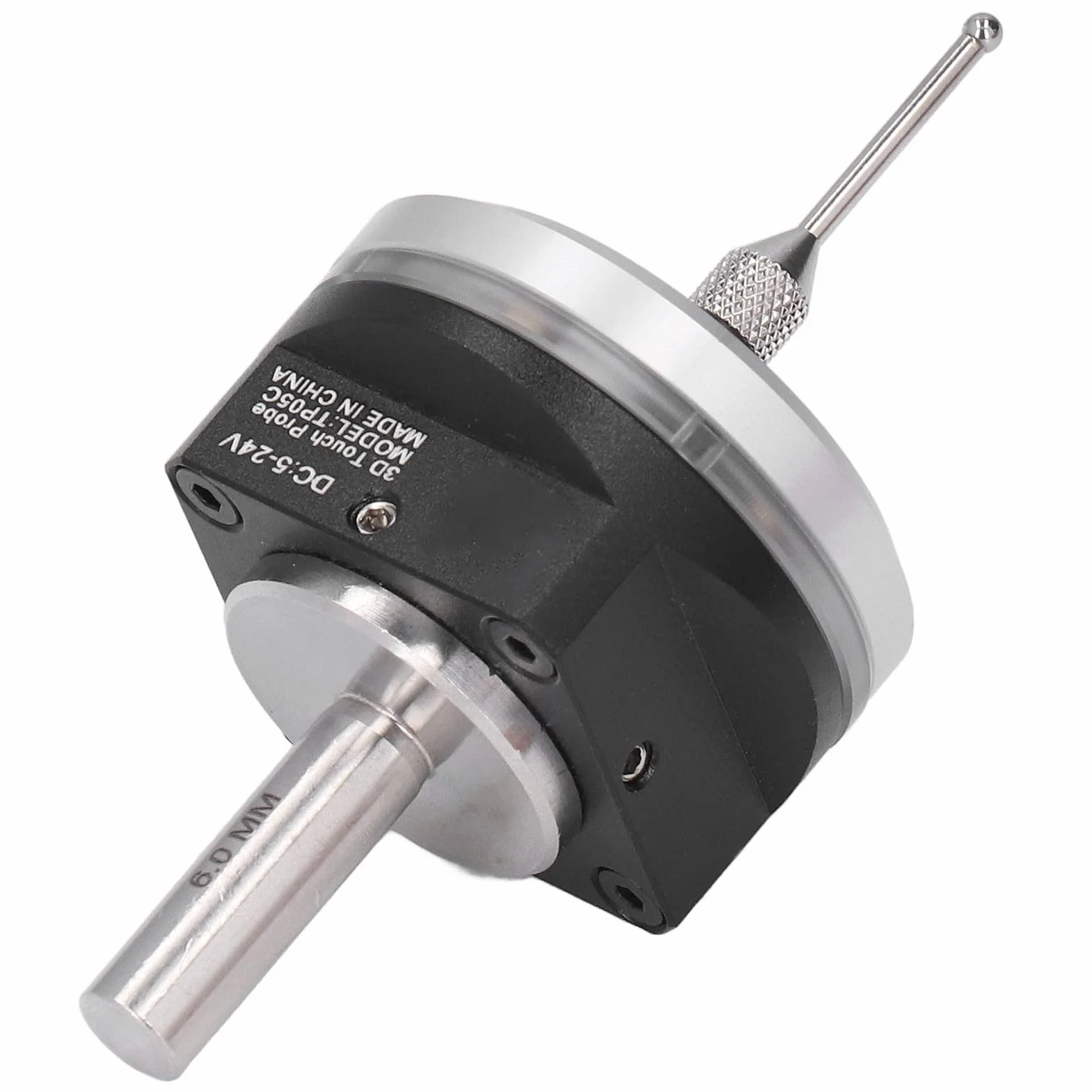 Sonda Cnc 3D Touch Probe Edge Finder Alta Precisione Sfera Acciaio Tungsteno DC 5~24V