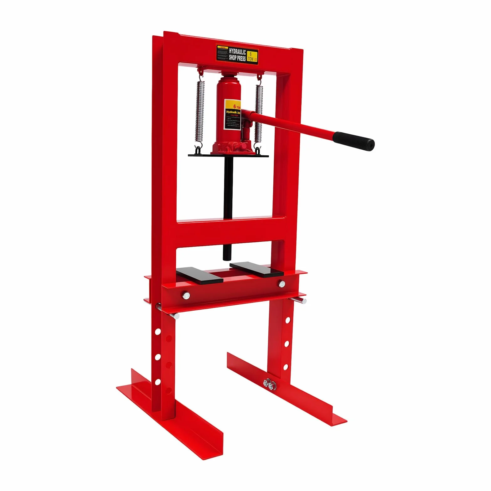Pressa idraulica da officina 6T 125 mm acciaio al carbonio per cuscinetti telaio auto