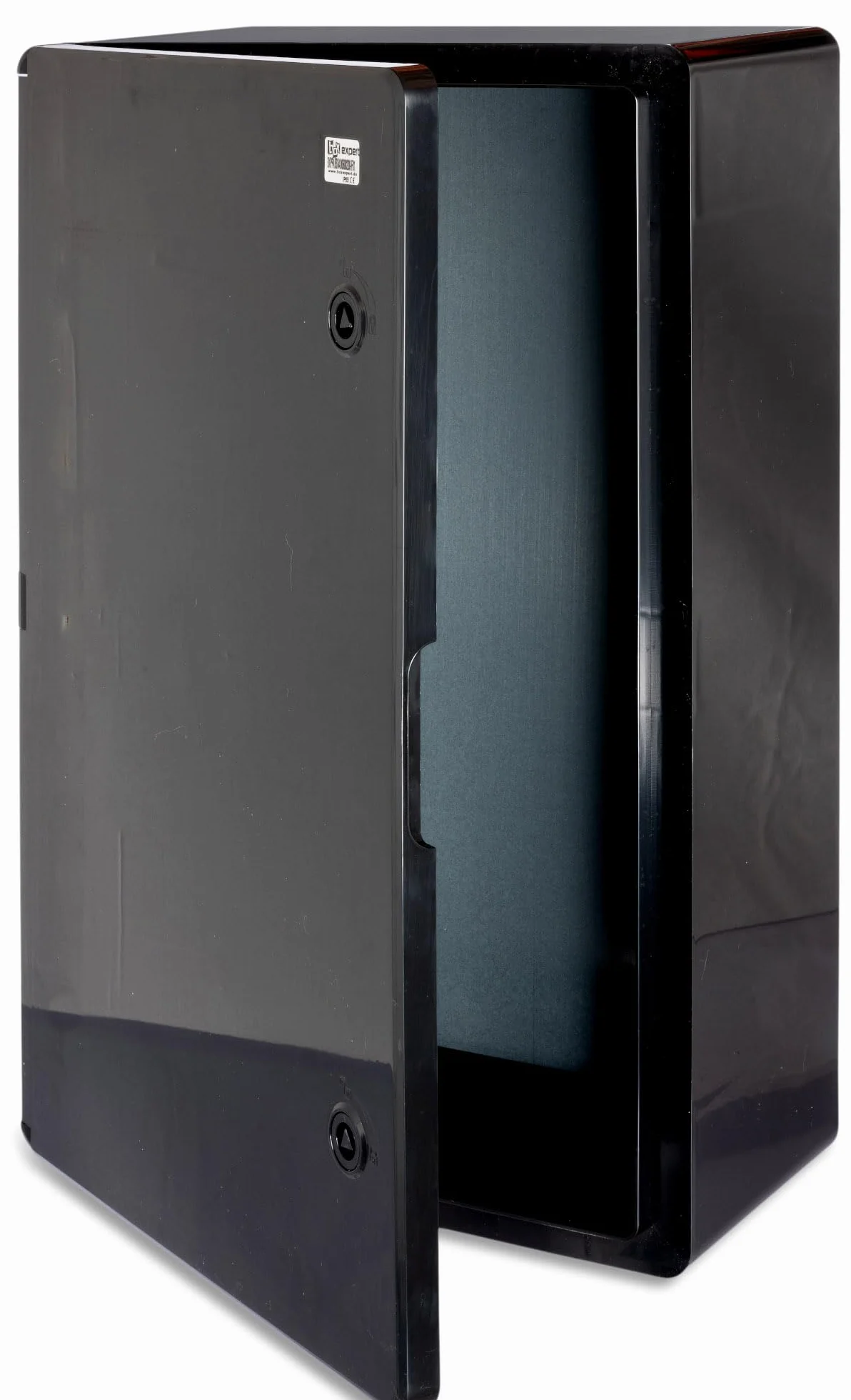 BOXEXPERT Custodia in plastica ABS, IP65, custodia a parete, custodia vuota, 600x400x200 mm, nero, custodia serie Fleet