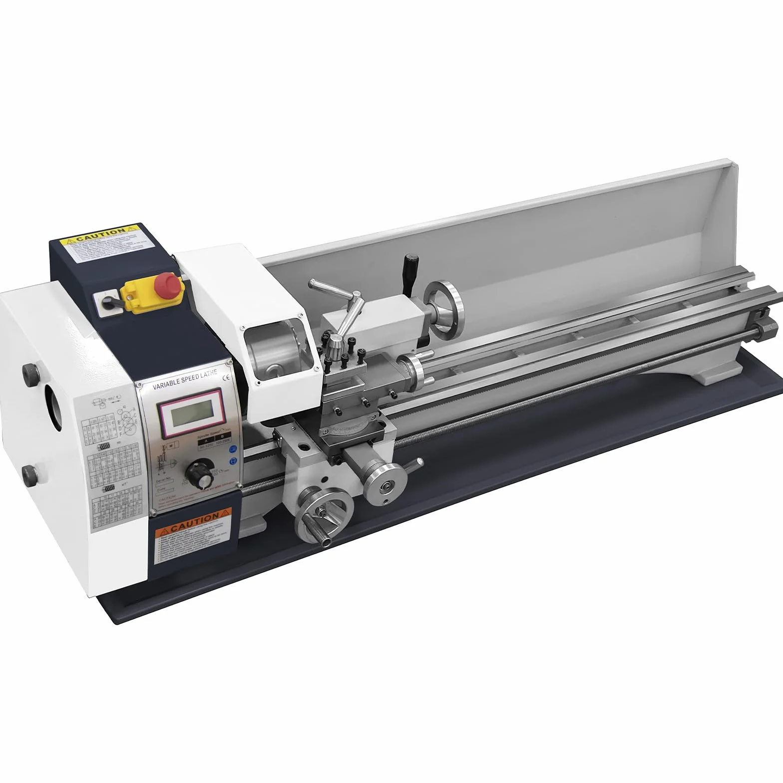 Tornio per Metallo 220MMx750MM 1200W Tornio Metallo,Metallo Ingranaggio,Motore Senza Spazzole,Velocità Variabile 0-3000 RPM,Tornio per Metalli per Filettatura/Tornitura/Foratura