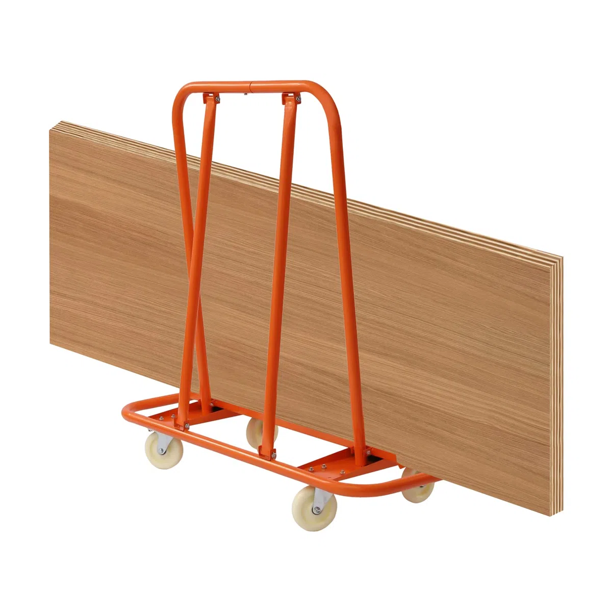 Supporto per pannelli, cartongesso, con 4 ruote universali, capacità fino a 1000 kg, per il trasporto di legno, cartongesso, 117 x 58 x 119 cm, carrello