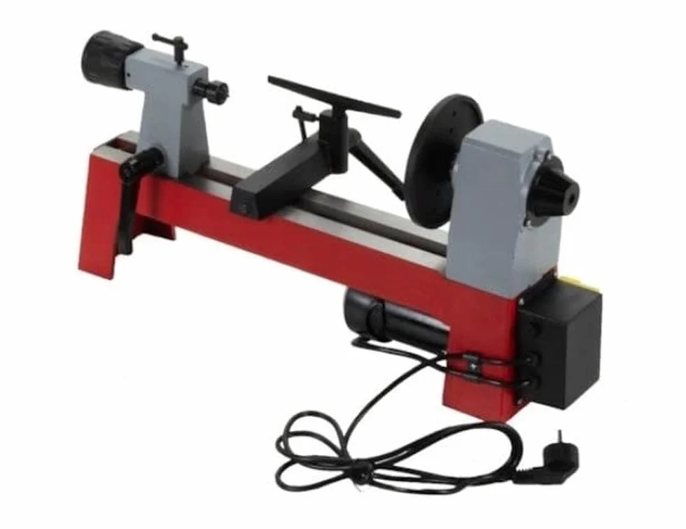 Torno para madera con variador de velocidad