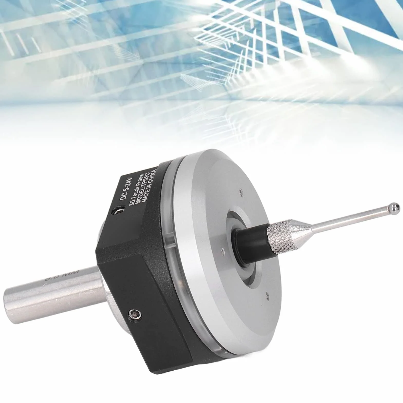 Rilevatore di Bordi 3D CNC Alta Precisione Sfera Acciaio Tungsteno DC 5-24V