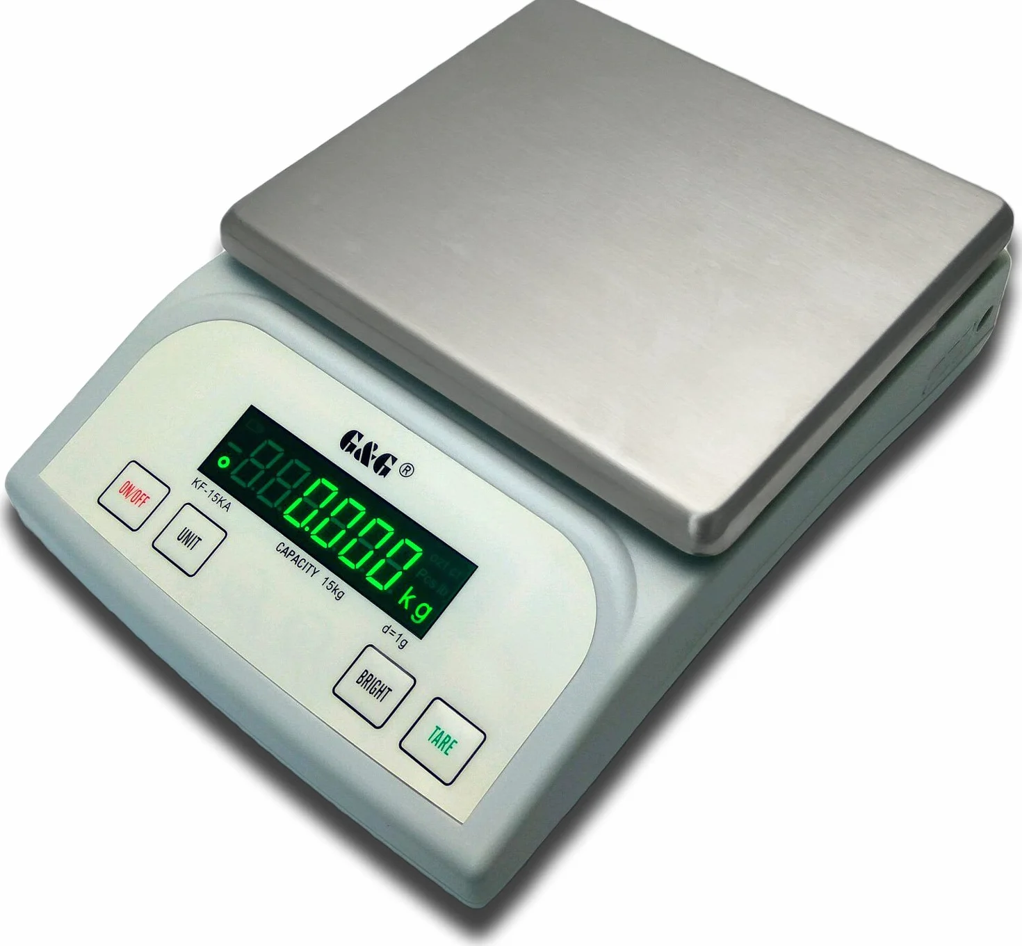 G&G, serie di bilance digitali KFA KF25-KA: Bis 25kg in 1g