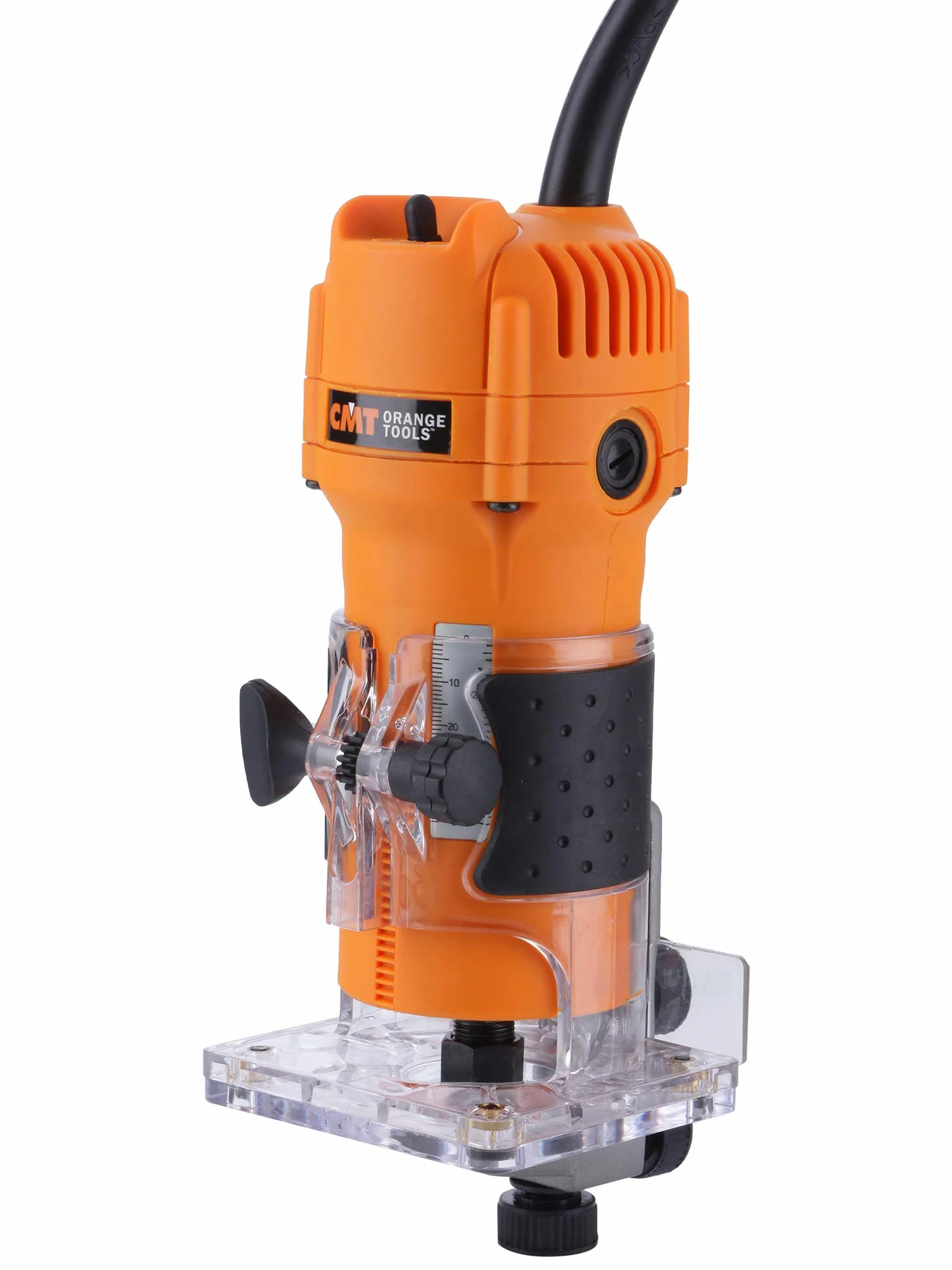 CMT CMT10 Elettrofresatrice Professionale per Bordi 550W-230V con Pinze 6/8 mm, Arancio/Nero