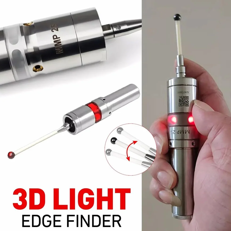 Alta 3D CNC Touch Probe Edge Finder, ripetibilità 0.001mm per centri di lavoro