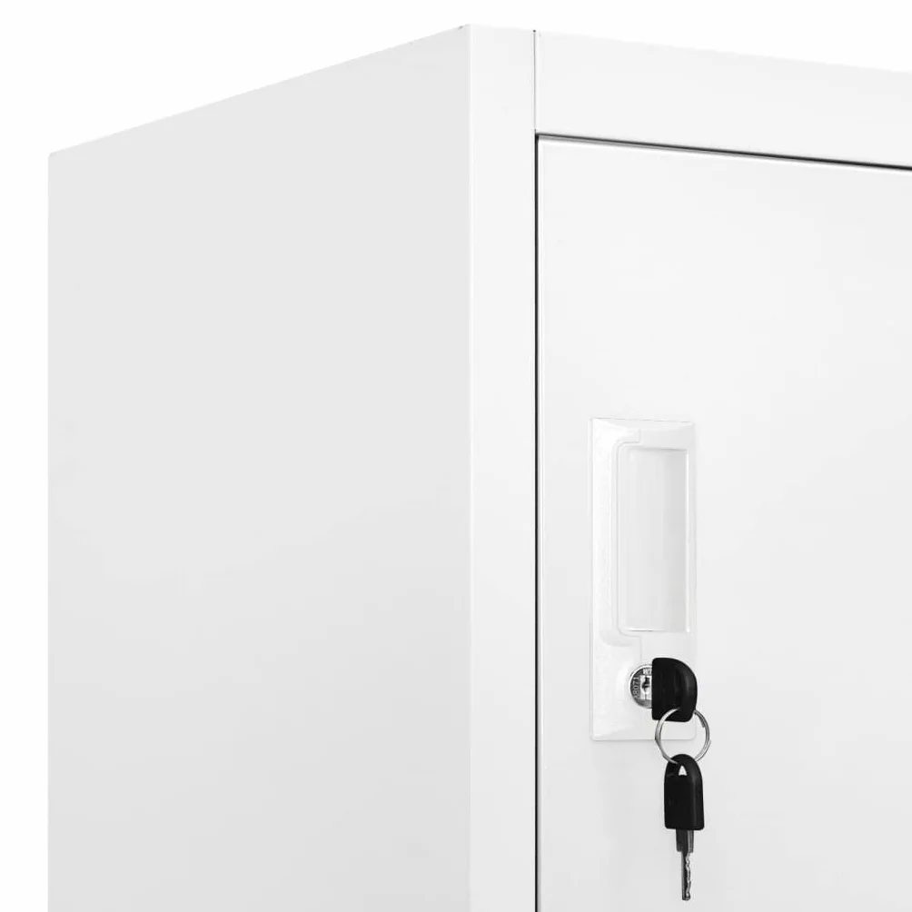 vidaXL Armadietto a 12 Scomparti 90x45x180 cm Mobiletto Armadio da Spogliatoio