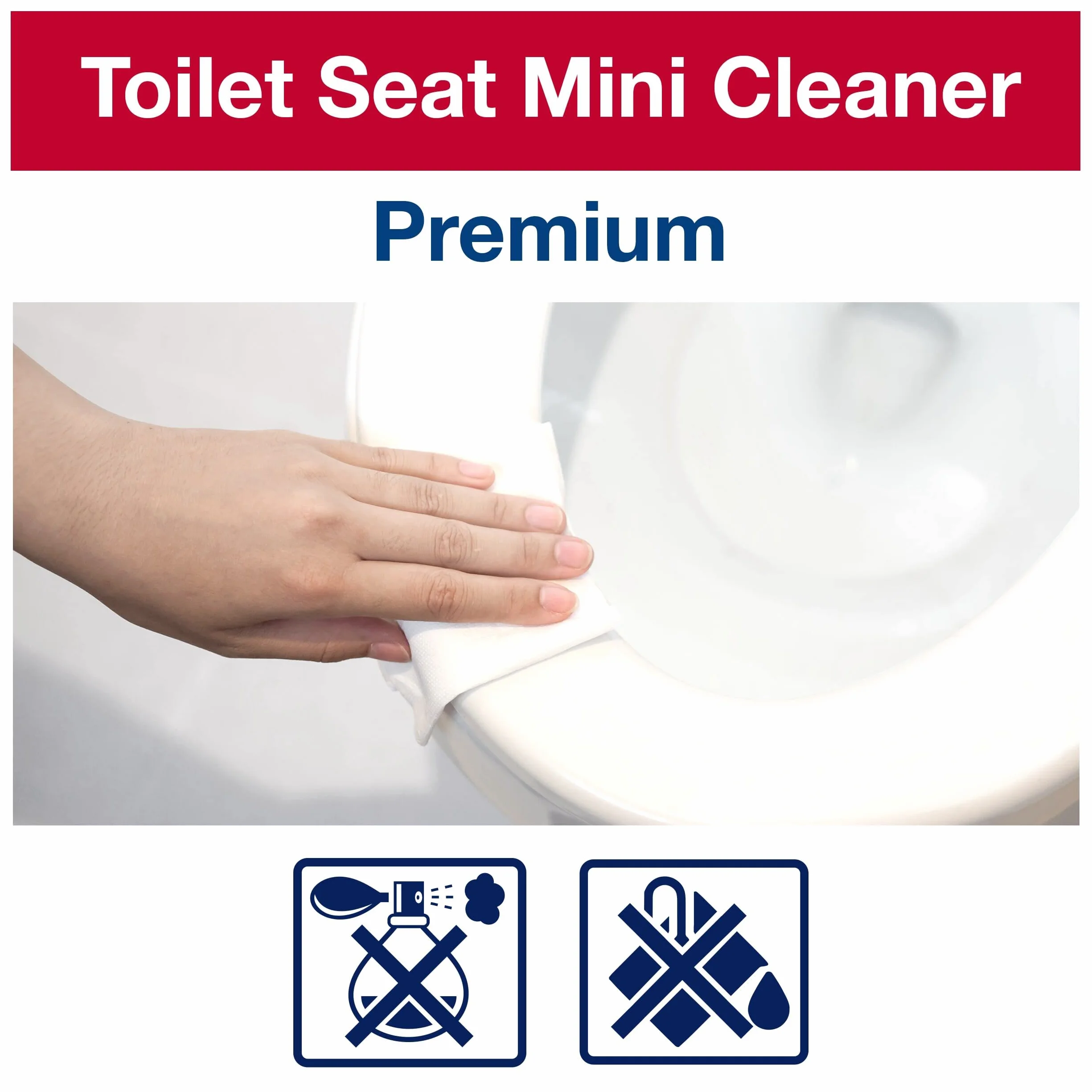 Tork Premium toilet seat cleaner 475 ml 8 pcs transparent