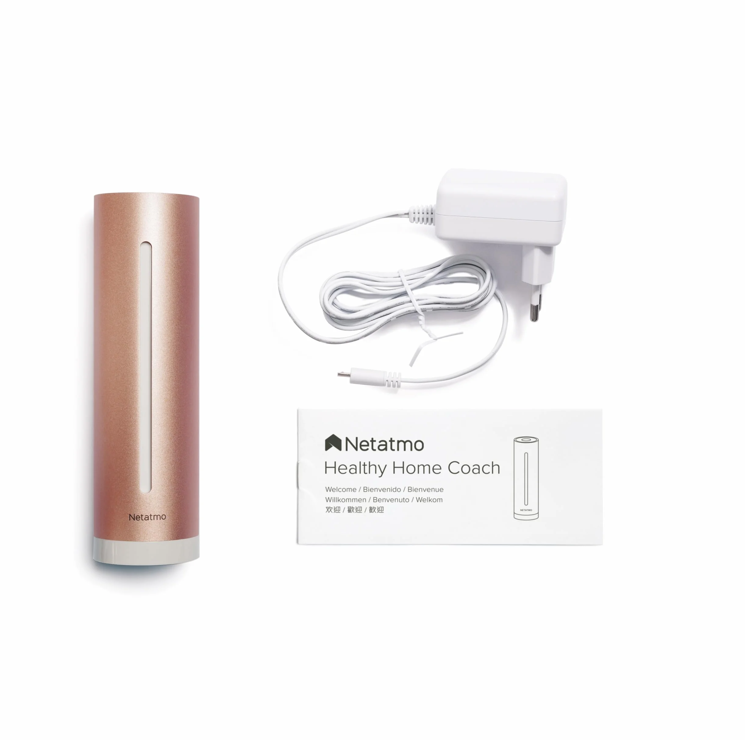 Netatmo NHC-EC Inteligentny Czujnik Jakości Powietrza CO2 Temperatura Wilgotność Hałas