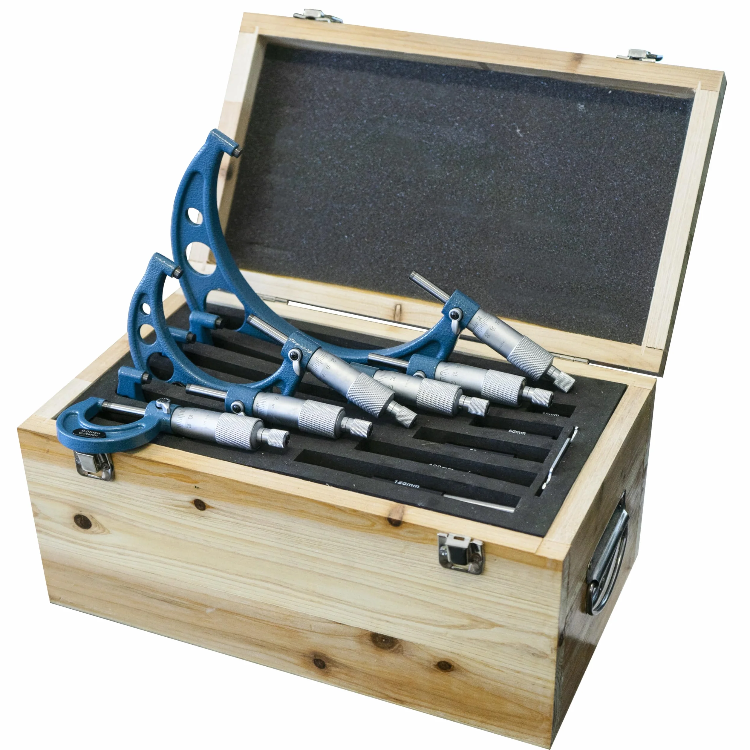 SOGI MIC-0-150 micrometri per esterni set 6 pz 0-150 mm centesimale
