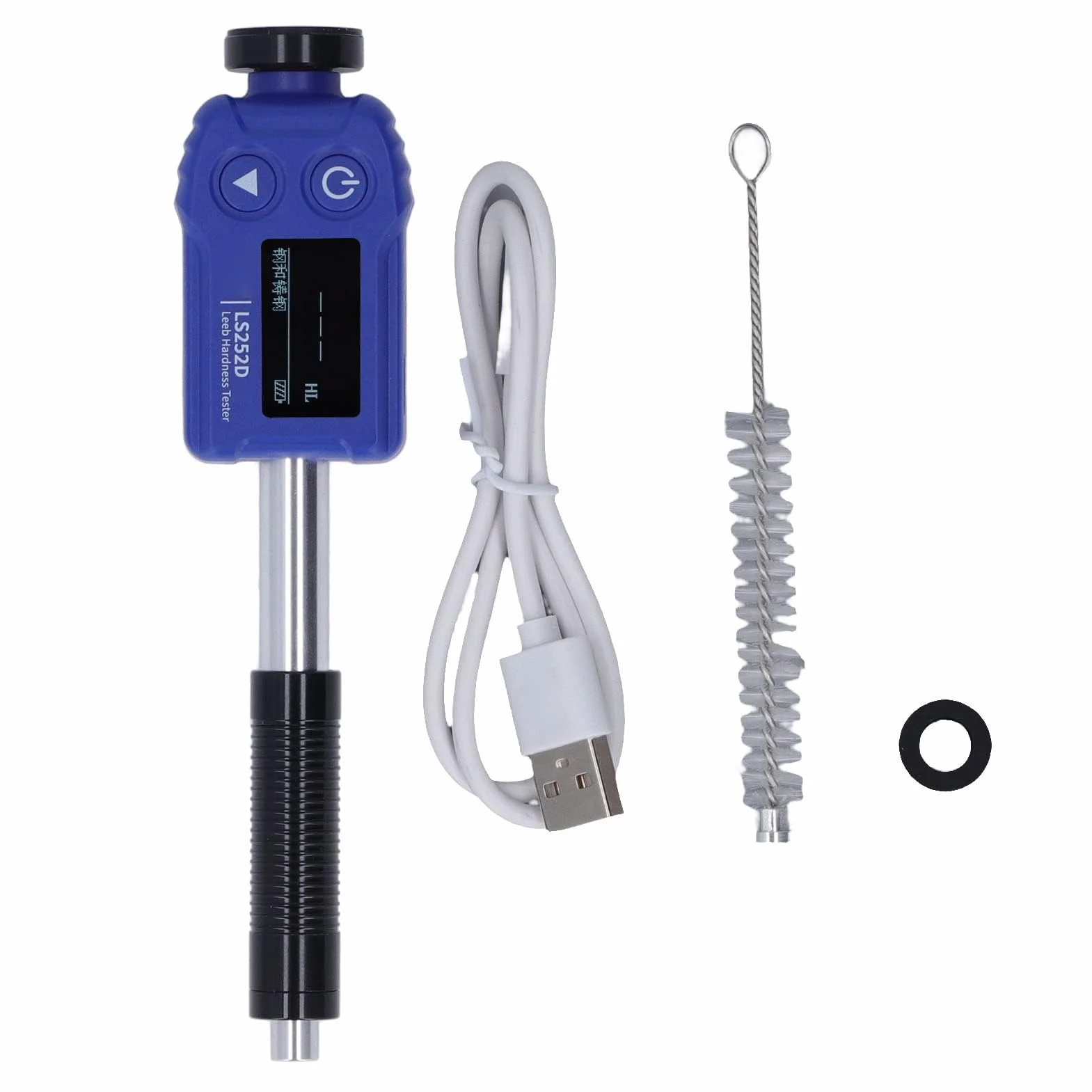 Misuratore di Durezza Portatile HL HV HB HS HRA HRB HRC Tester a Penna con Dispositivo di Impatto di Tipo D