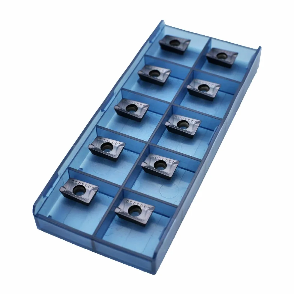 APKT1003PDSR Inserti Fresa Carburo di Tungsteno Indexabili per Fresatura CNC 10 pezzi