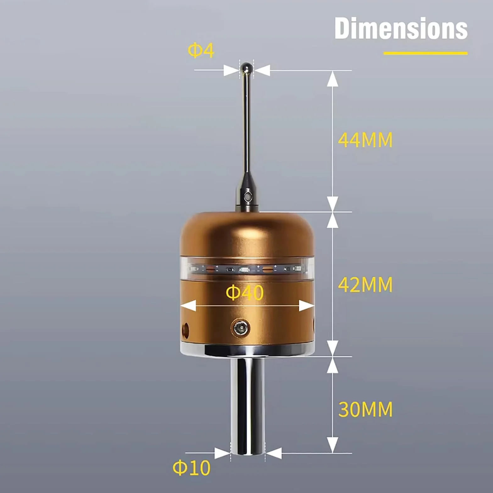 RATTMMOTOR Pulsante per bordi mirino fotoelettrico 3D sensore lunghezza utensile CNC fresatrici (luce verde)