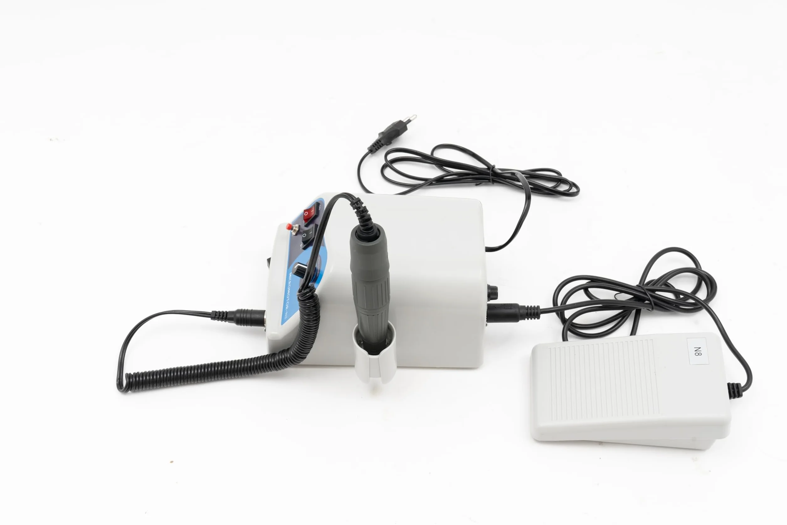 N8 - Micromotore elettrico da laboratorio, 0-45,000 rpm, 2,35 mm, lucidatrice, motore elettrico micromotore per gioiellieri, artigiani, attrezzature da laboratorio