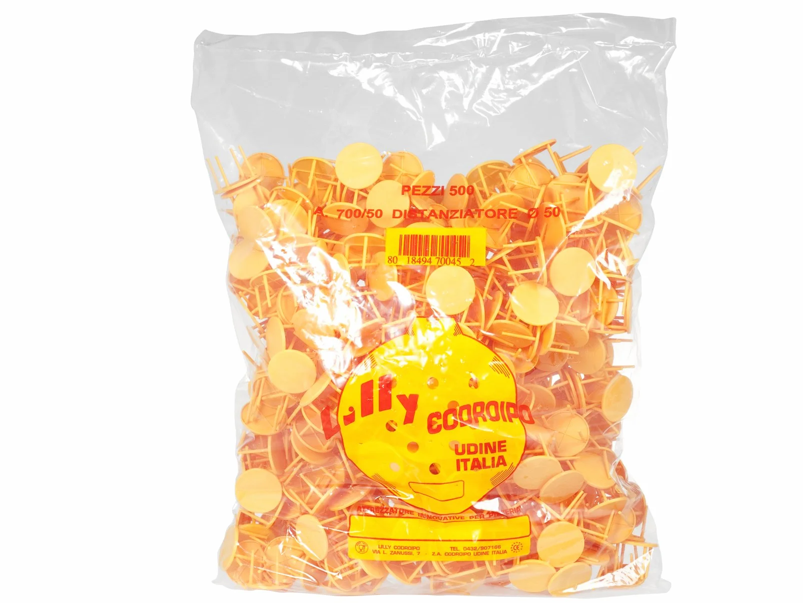 Distanziatori per Pizze in Plastica 500 Pezzi