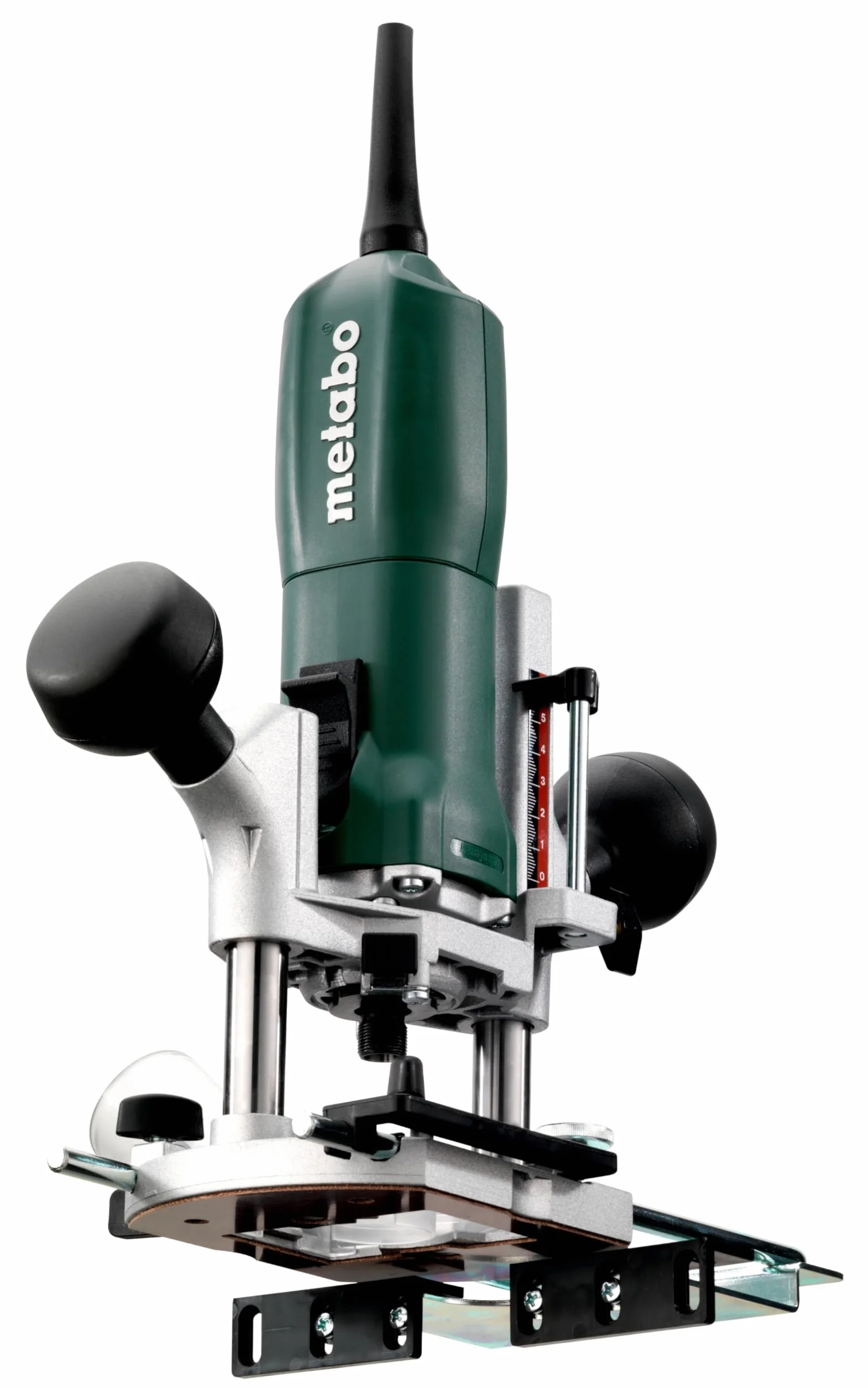 Metabo Fresatrice verticale OFE 738 – 600738000 – Fresatrice robusta con motore Marathon – Potenza assorbita nominale: 710 W – Cavo da 4 m