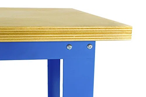 SOGI X3BL-11 Banco da lavoro da 2 metri con piano in legno portata 1000 kg - blu