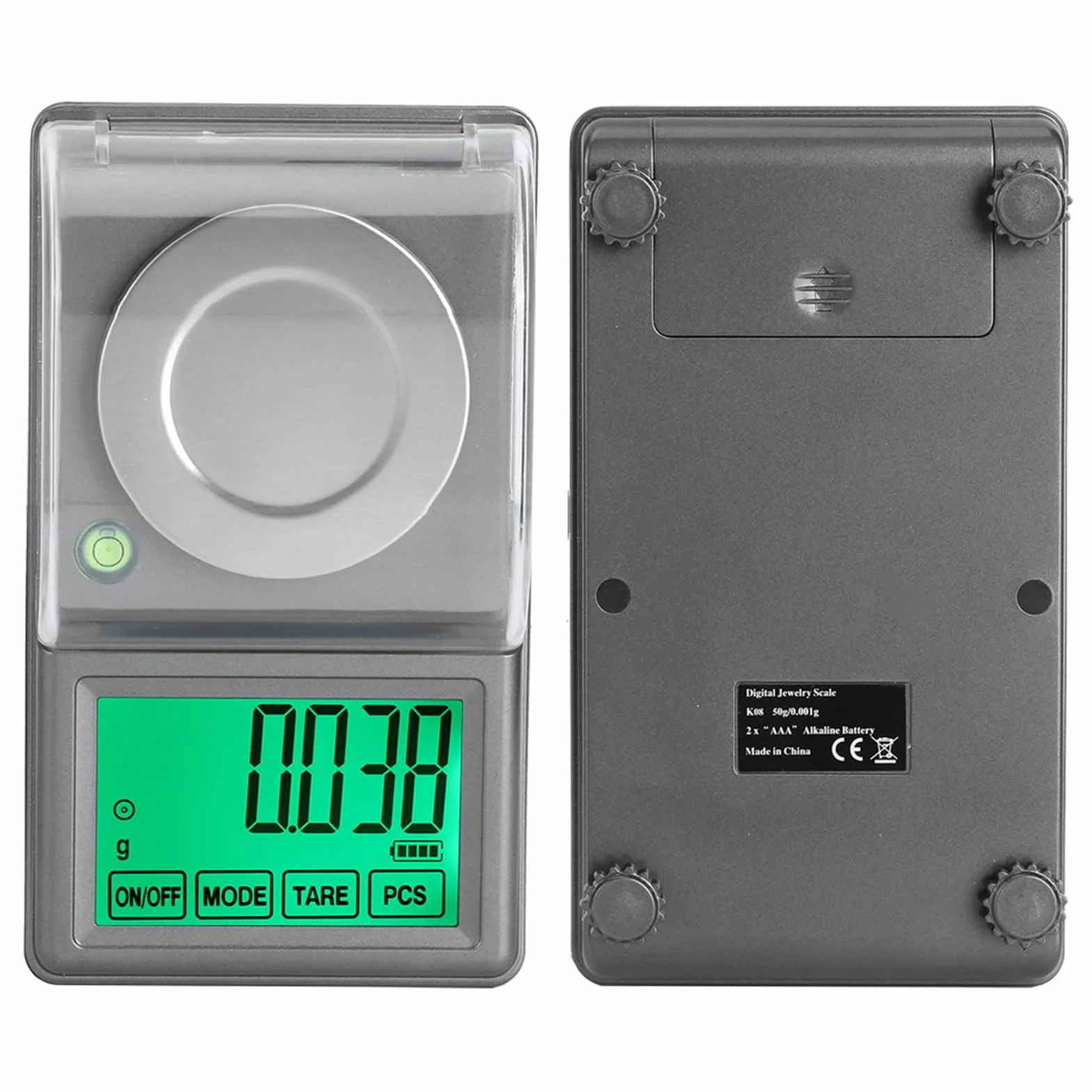 50g / 0 . 001g Mini bilancia digitale per gioielli ad alta precisione Bilancia elettronica portatile Bilancia da laboratorio Bilancia da laboratorio
