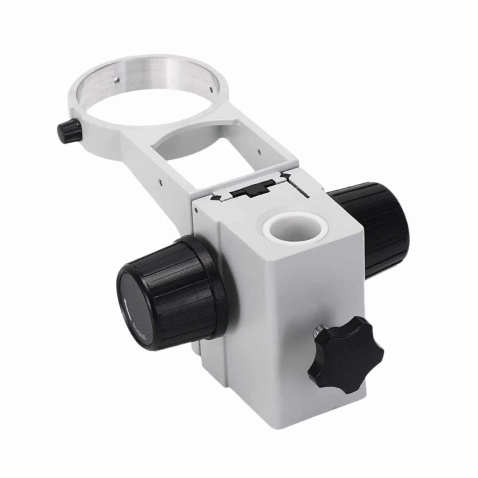 Milageto Staffa per Messa a Fuoco Microscopio Stereo 50 mm Fissaggio Manuale