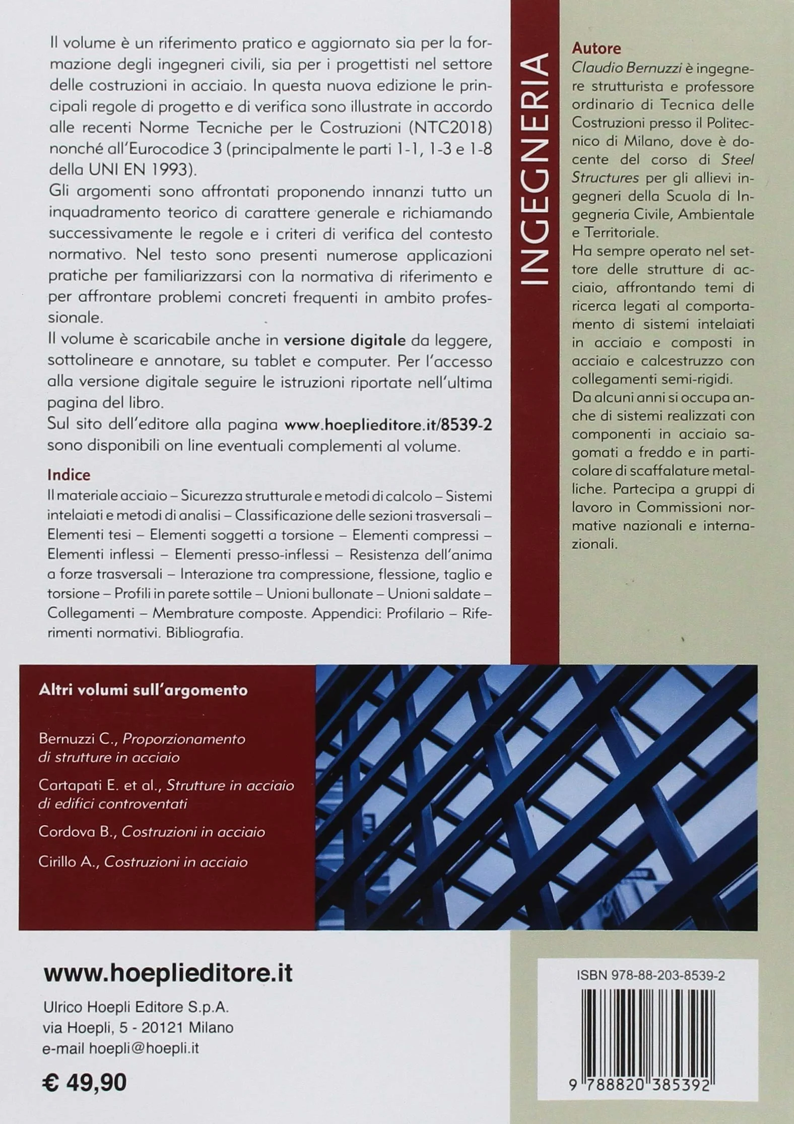 Progetto e verifica delle strutture in acciaio con e-book