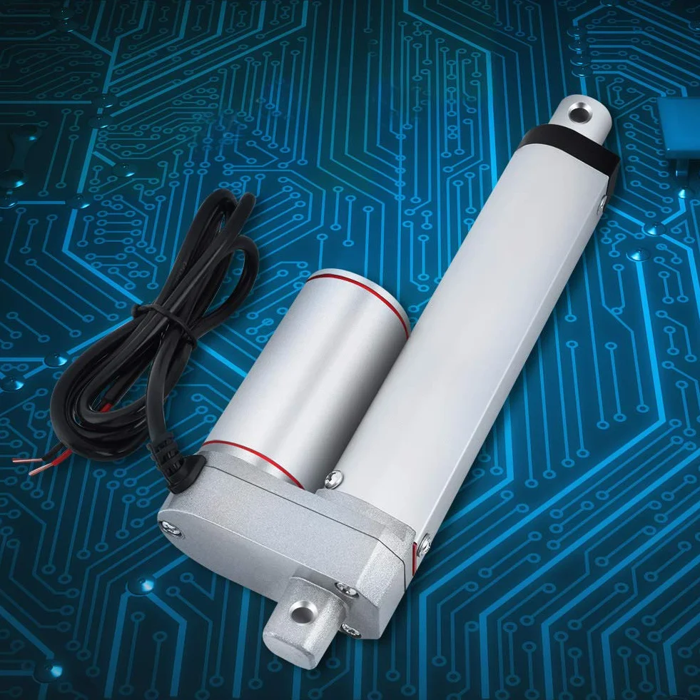 DC 24V Attuatore Lineare 100mm, Attuatore Lineare Multifunzione Motore 750N Per Settore Automobilistico E Industria Metalmeccanica JS-TGZ-U1