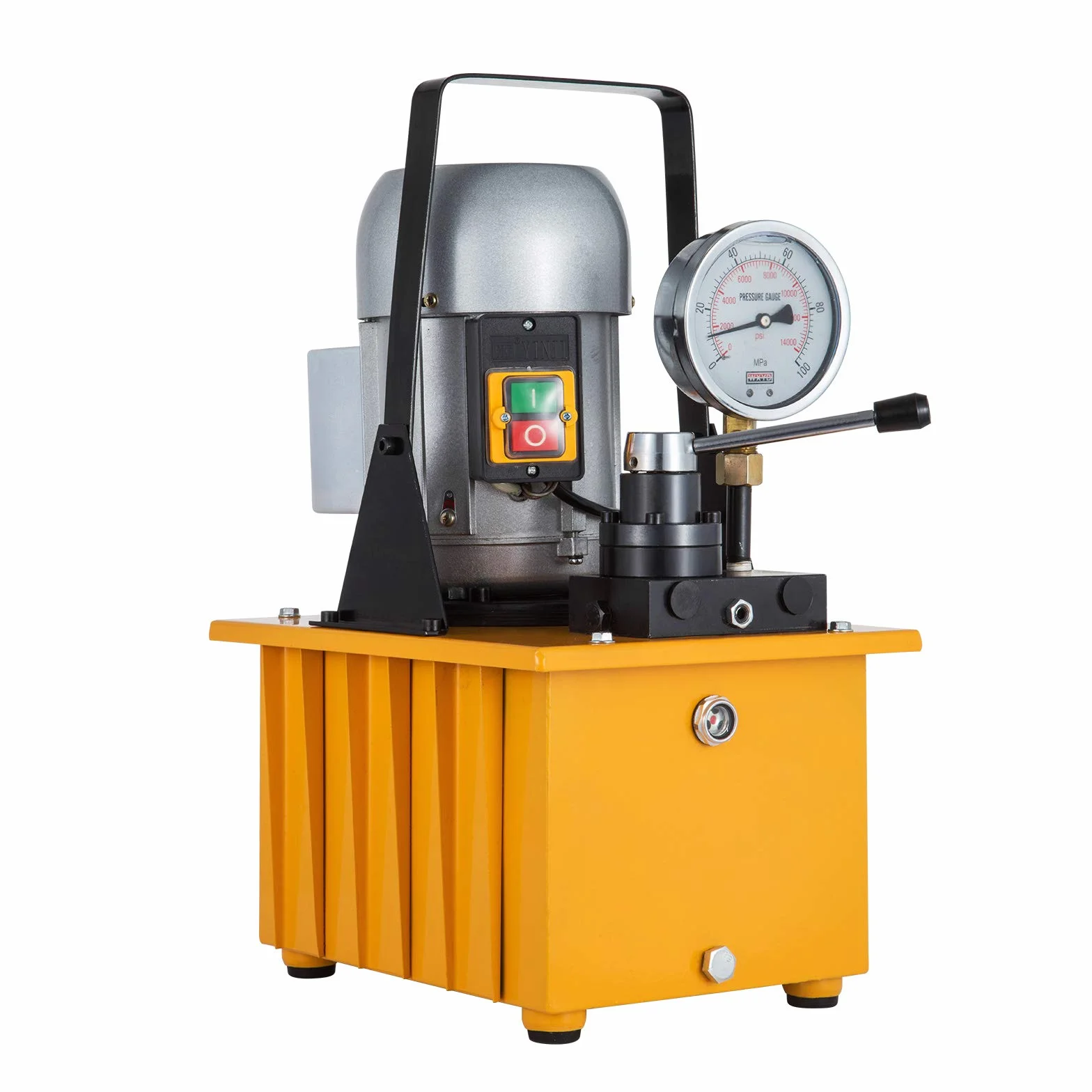 10000 PSI Pompa Idraulica Elettrica 220 V 50 Hz Pompa Idraulica Azionata a Doppio Effetto Valvola Manuale