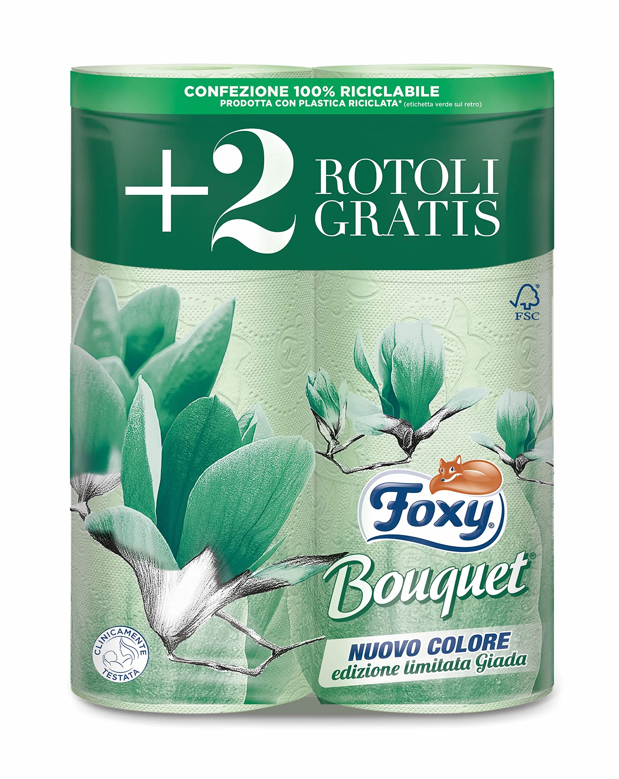 Carta Igienica Colorata e Profumata 3 Veli 6 Rotoli Confezione da 12 - Totale 72 Rotoli