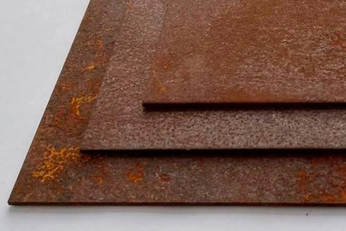 Lamiera in Corten per interno ed esterno alta qualità - Made in Italy - Spessore 3 mm - Misura 100x100 cm