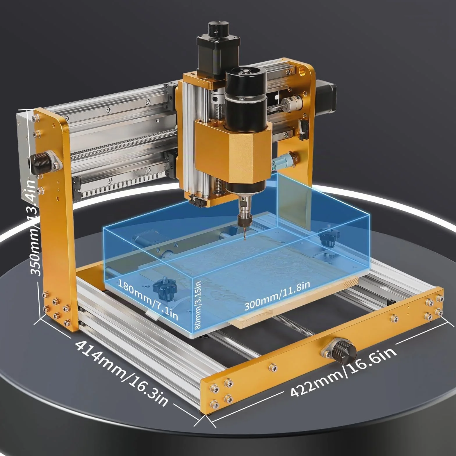 Lunyee 3018 Pro Ultra Fresatrice CNC interamente in metallo da 500 W, Interruttori di limite della Fresatrice per incisore a 3 assi aggiornati e Arresto di emergenza con controllo offline GRBL per me