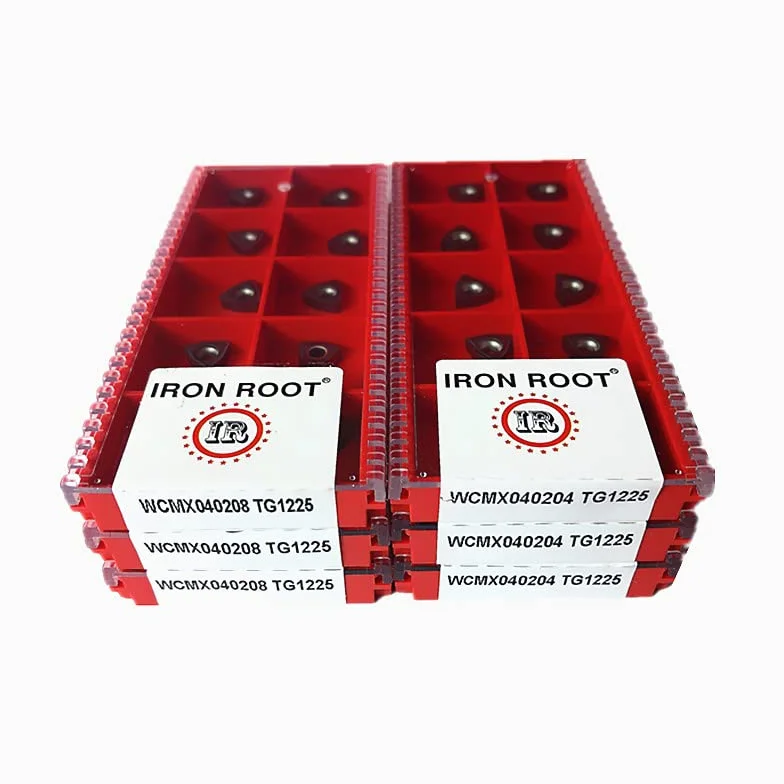 Inserti di fresatura in carburo di RADICE di ferro 50P WCMX030208 - WCMX080412 TG1225 Inserti in carburo a U, trapani a U per acciaio inossidabile e acciaio (WCMX080412 TG1225)