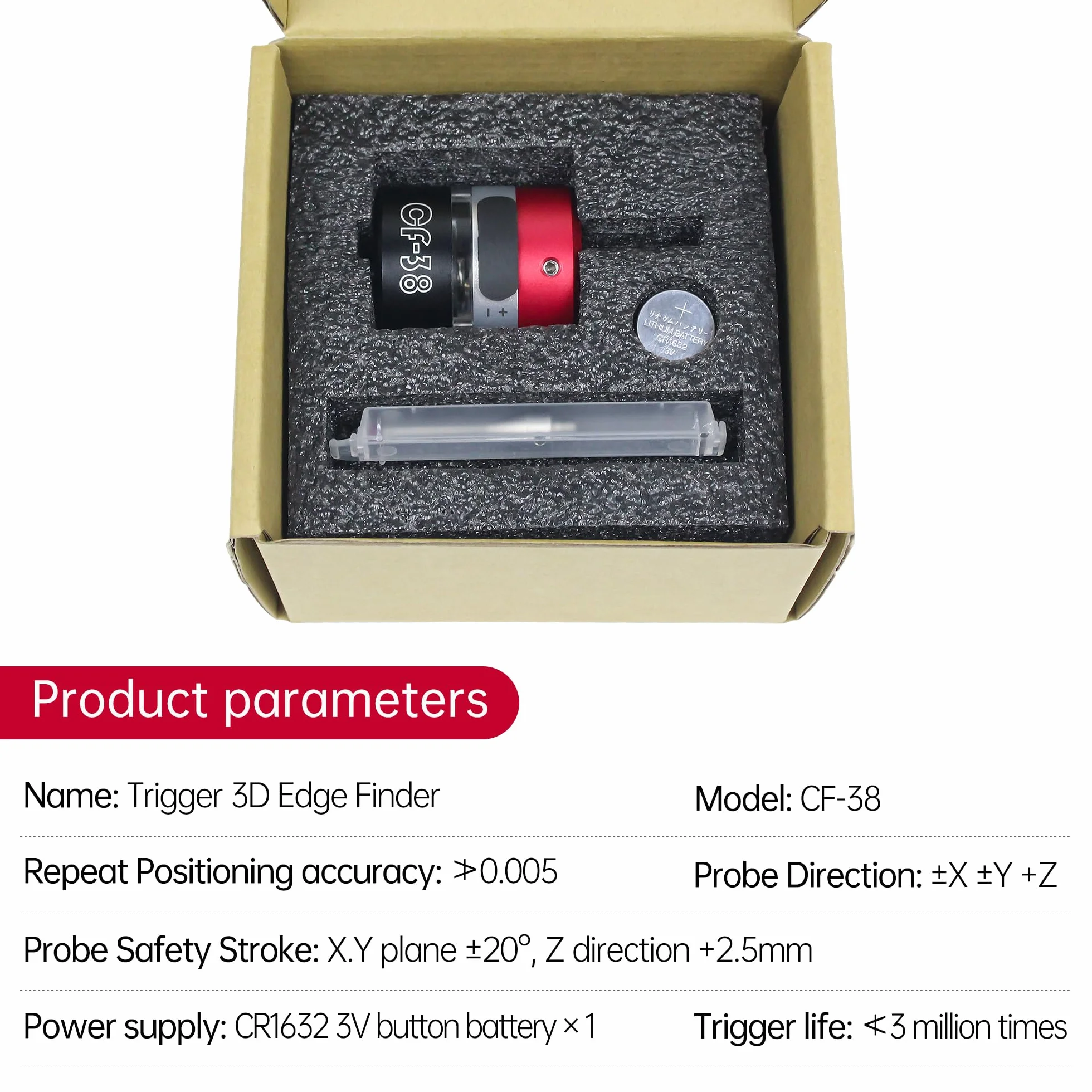 RATTMMOTOR CF-38 Sensore di Lunghezza Utensile per CNC