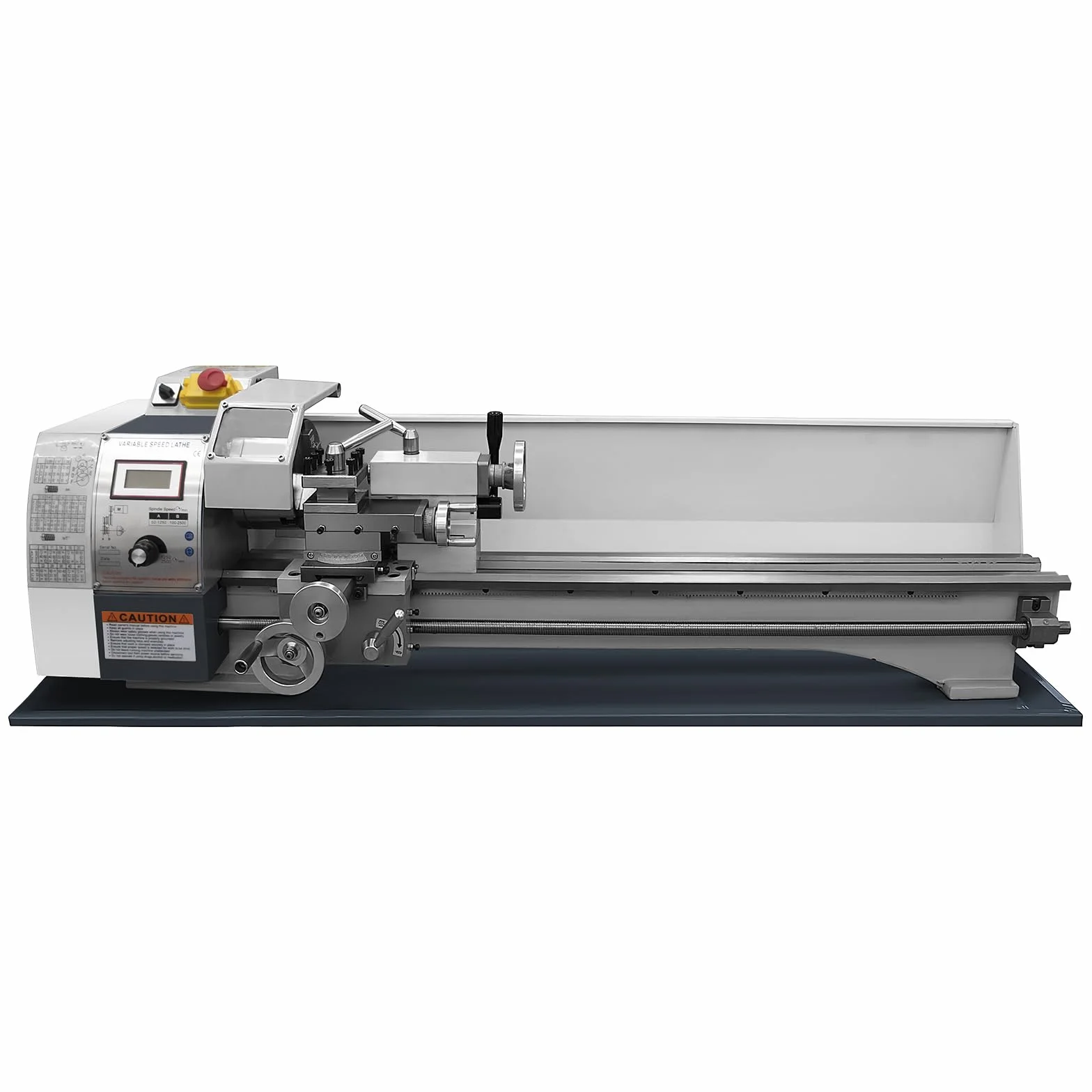 Tornio per Metallo 220MMx750MM 1200W Tornio Metallo,Metallo Ingranaggio,Motore Senza Spazzole,Velocità Variabile 0-3000 RPM,Tornio per Metalli per Filettatura/Tornitura/Foratura