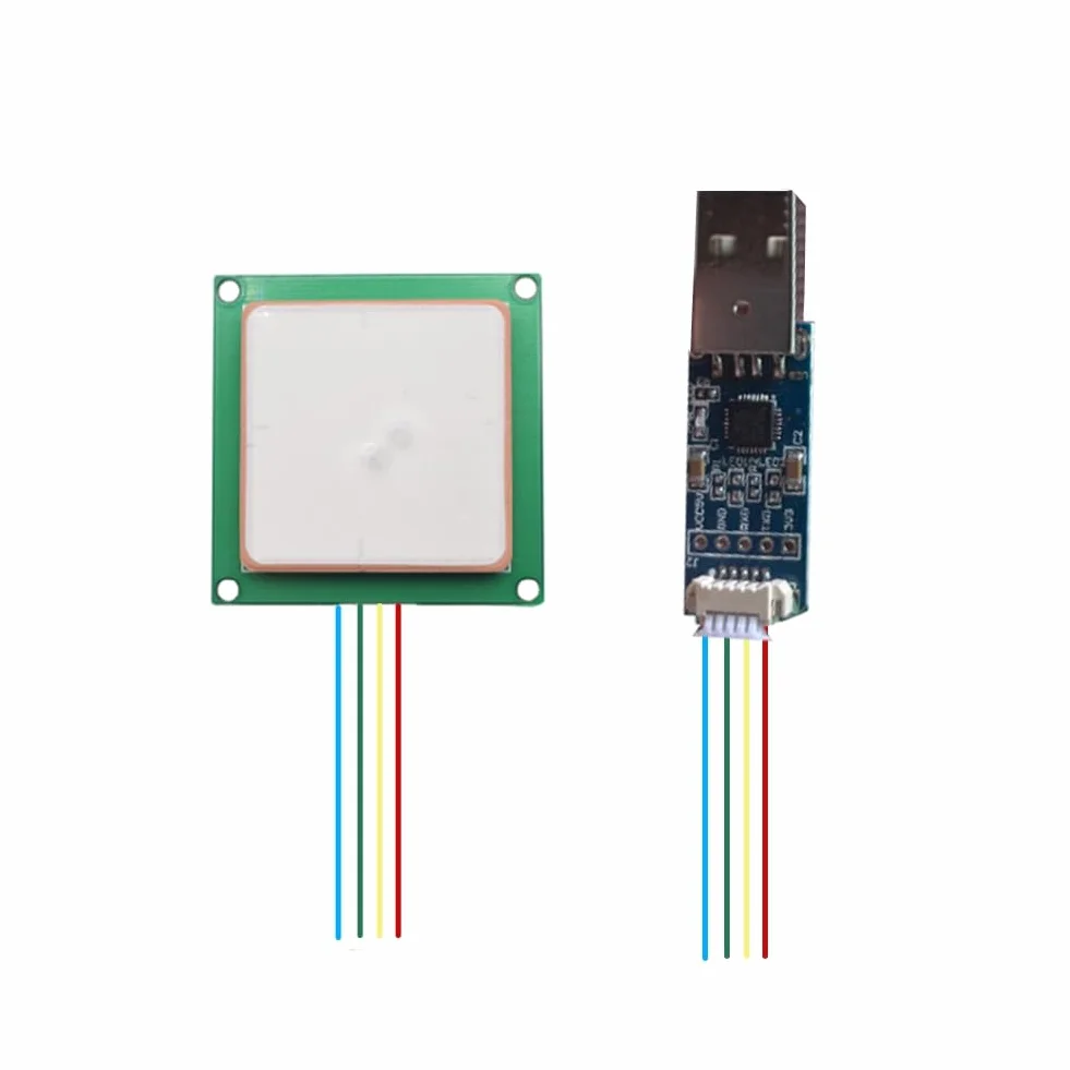 Modulo Lettore RFID UHF Compatibile YRM100 con Interfaccia Ttl e Antenna RFID Integrata