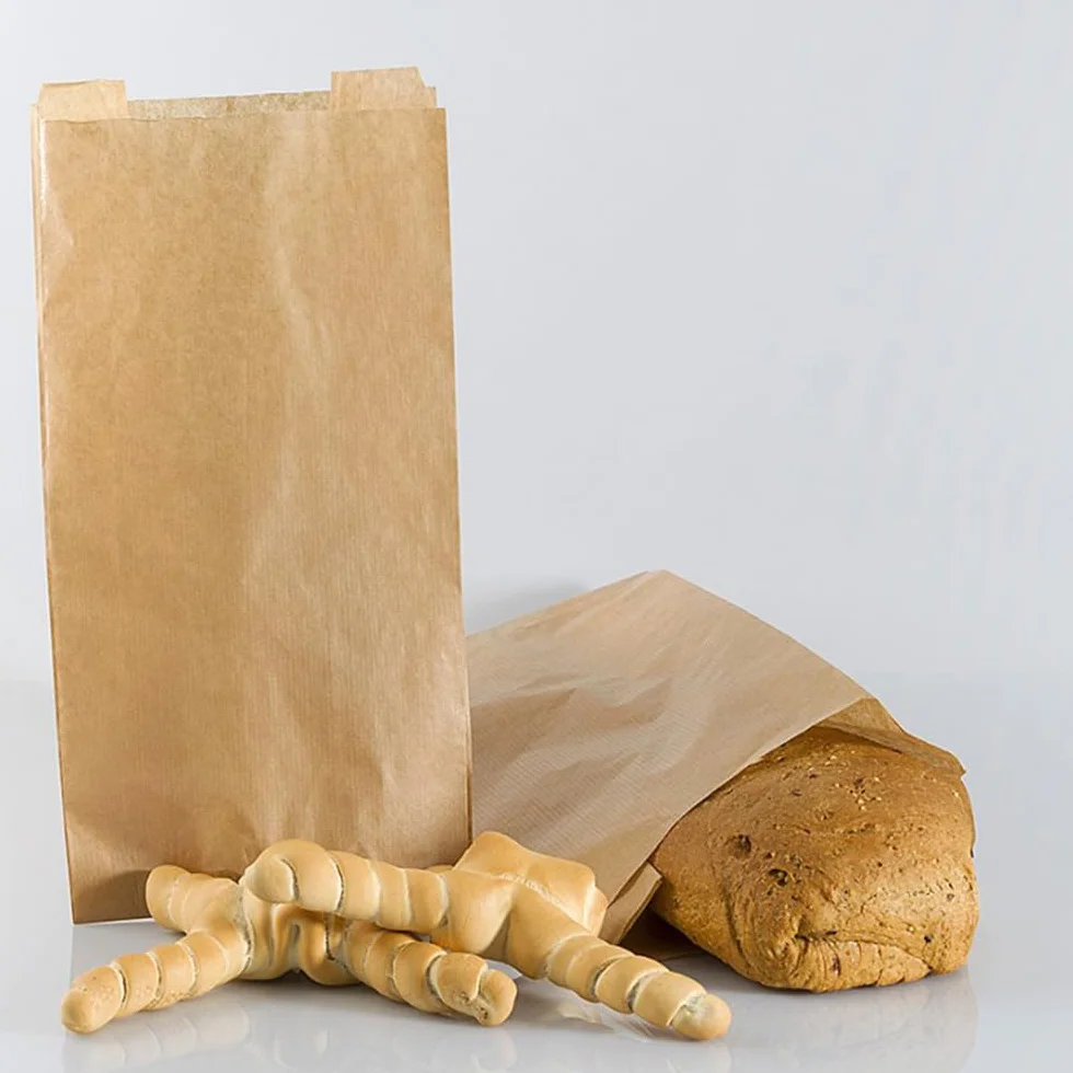 Virsus 1000 Sacchetti di Carta per Alimenti 17x34 cm Buste Kraft