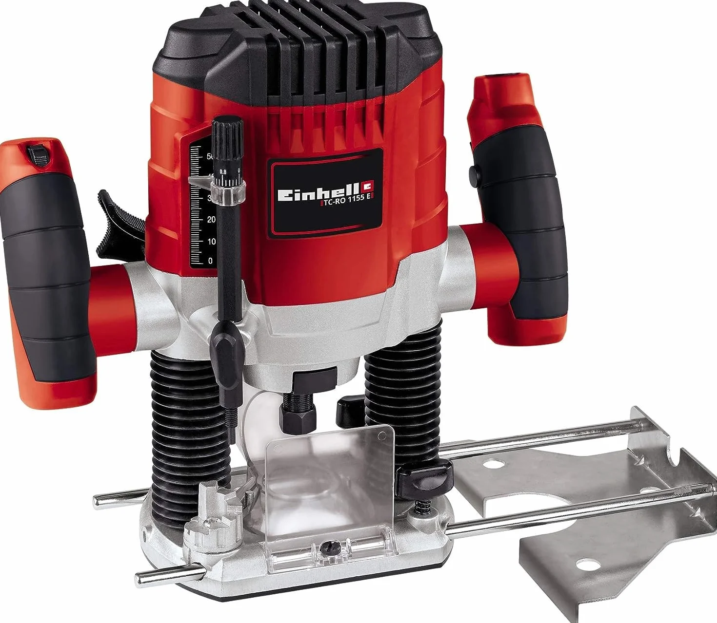 Einhell Fresatrici Verticali TC-RO 1155 E (1100 W, Ã˜ 6 E 8 Mm, Controllo Della Velocità, Guida Di Taglio, Adattatore Di Aspirazione, Accessori Inclusi)