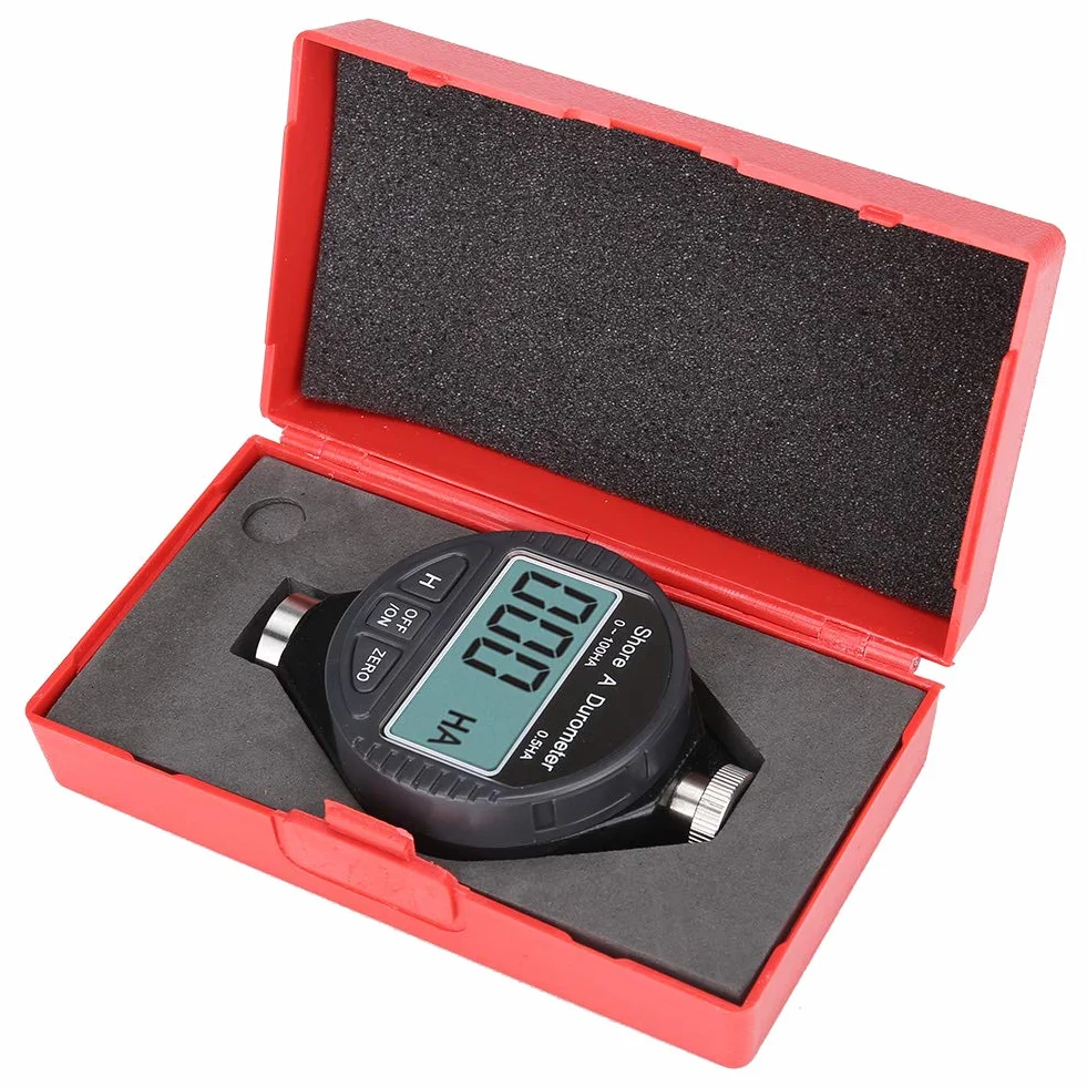 Digital 100HD A Durometro Shore Tester durezza gomma Display LCD misuratore