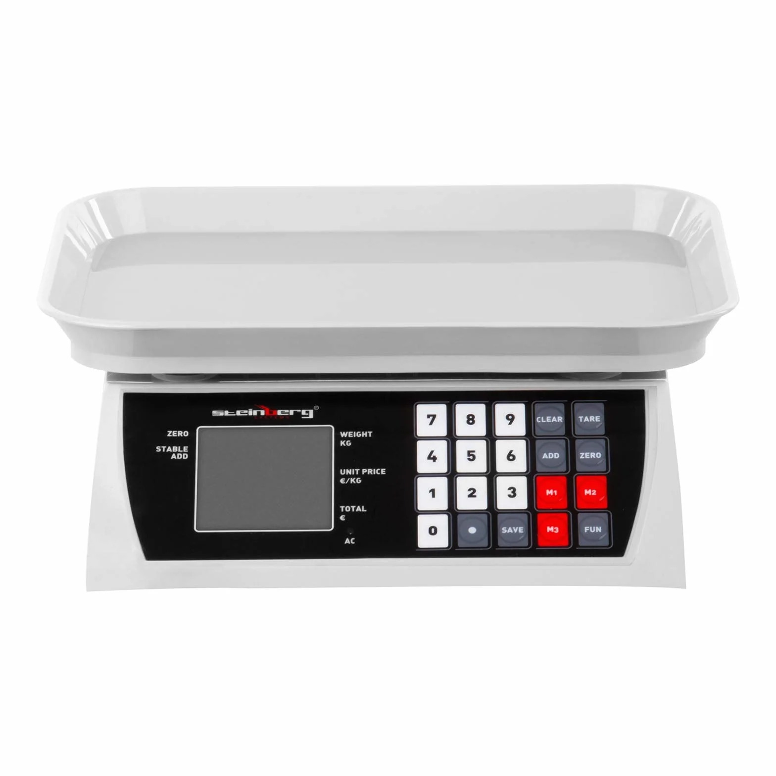 Steinberg Bilancia da Banco di Controllo Professionale SBS-PW-301CA 30 kg 1 g Schermo LCD