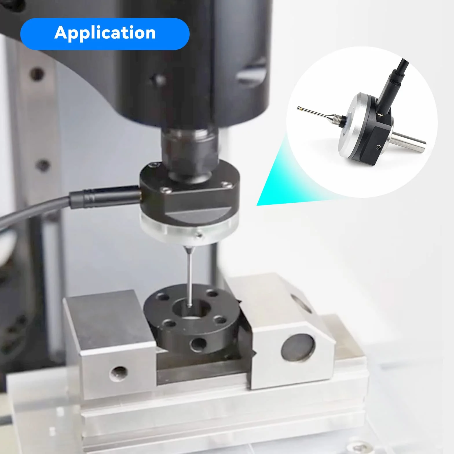 RATTMMOTOR Rilevatore di Bordi 3D CNC, Edge Finder 3D, DC 5-24V, Cavo 2M, Compatibile Mach3 Grbl (V5)