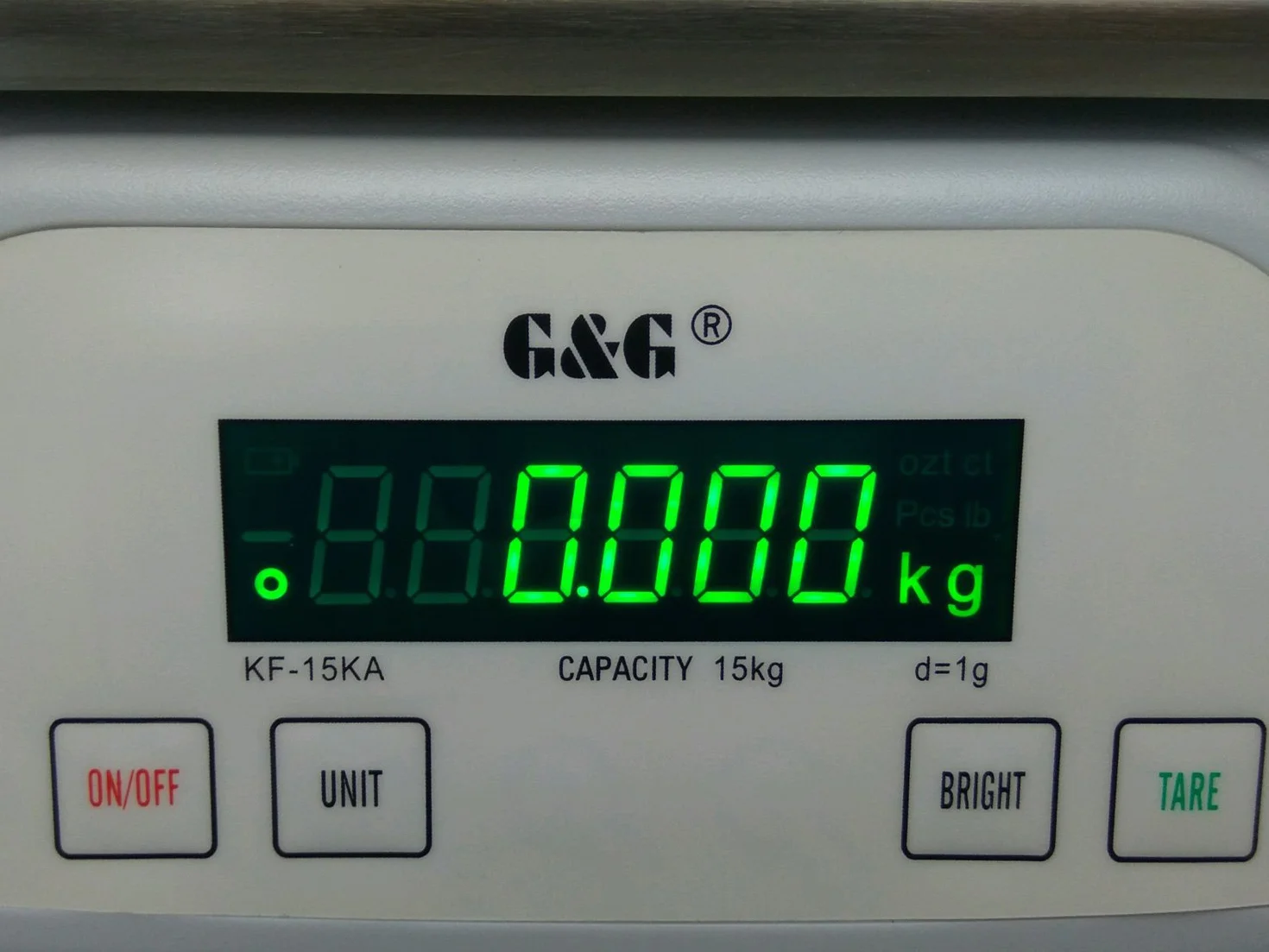 G&G, serie di bilance digitali KFA KF25-KA: Bis 25kg in 1g