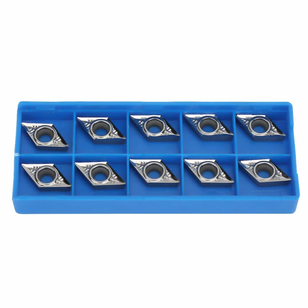 Inserti in metallo duro DCGT11T304-AK H01 DCGT32.51-AK H01 Frese a lama Tornio Utensili tornitura 10PCS