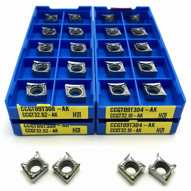 CCGT09T308 AK H01 Inserto in alluminio per tornitura interna CNC