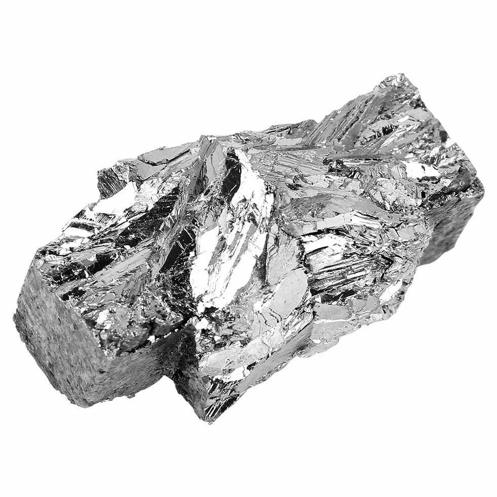 Pezzo di lingotto di 100 g di bismuto puro al 99,99%, puro pezzo di lingotto di lingotto di metallo bismuto per la realizzazione di cristalli