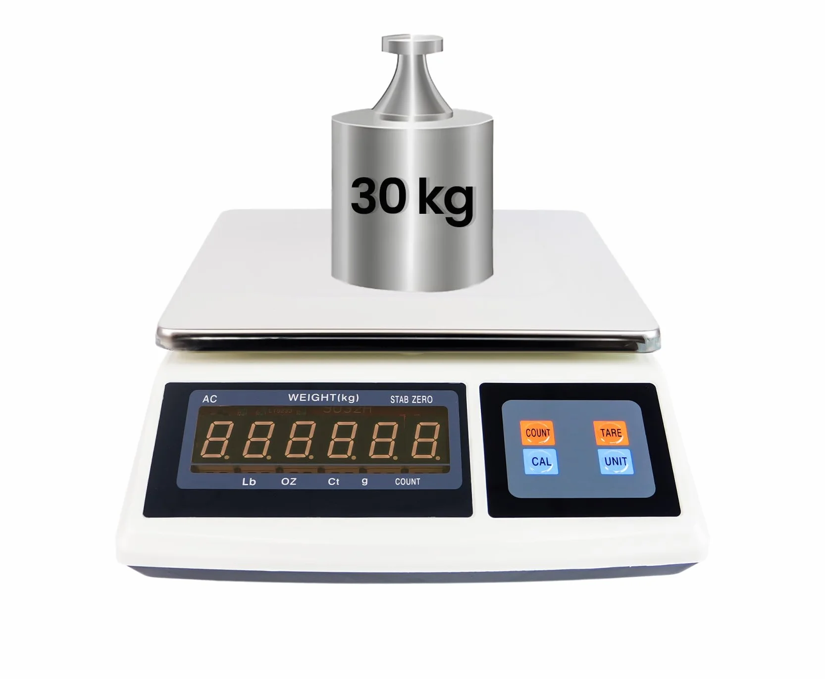 Bilancia Industriale 30 kg Display LCD HDWR wagPRO-S30