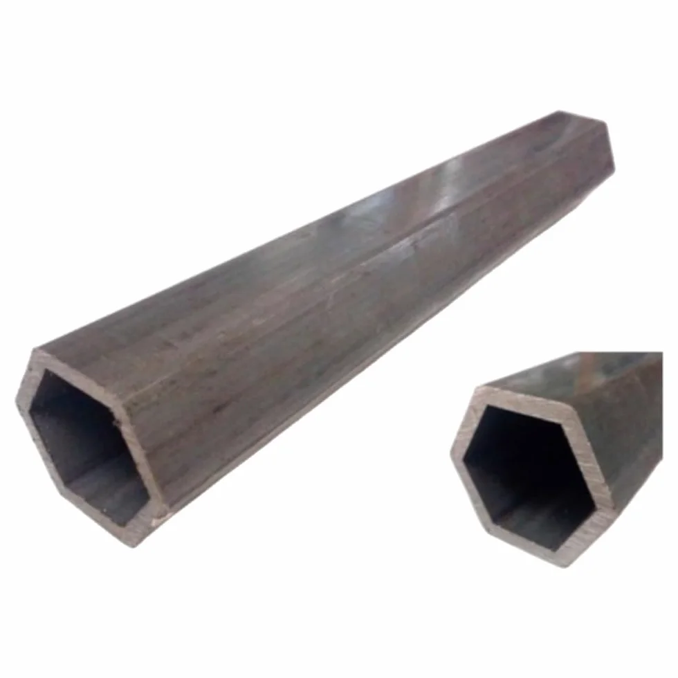 BARRA TUBO ASSE ESAGONALE TRAFILATO IN FERRO VUOTO PER APPLICAZIONI MECCANICHE (40mm*30mm*50cm)