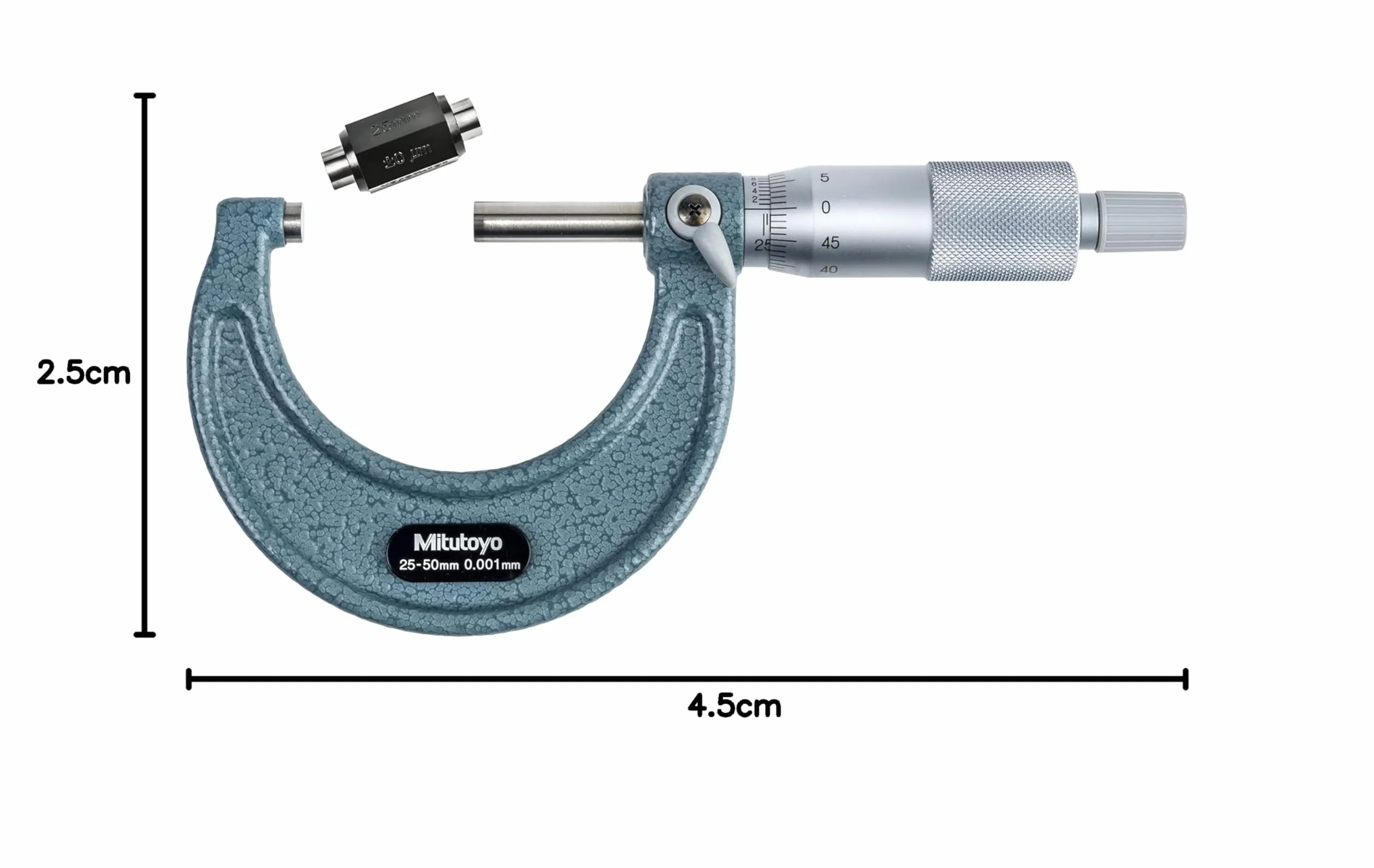 Mitutoyo 103-130 Micrometro 25-50 mm 0.001 mm