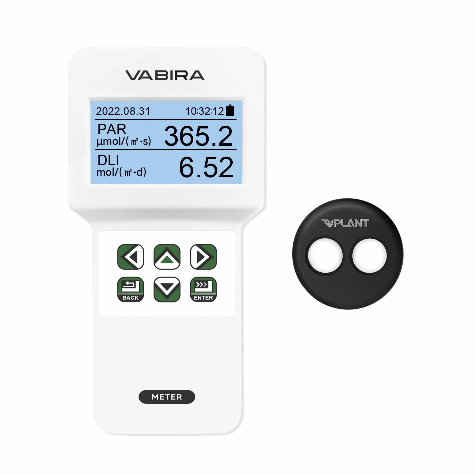 VBR-Plant PAR Meter Full Spectrum R G B Quantum Luce Giornaliera Integrata Interni Esterni