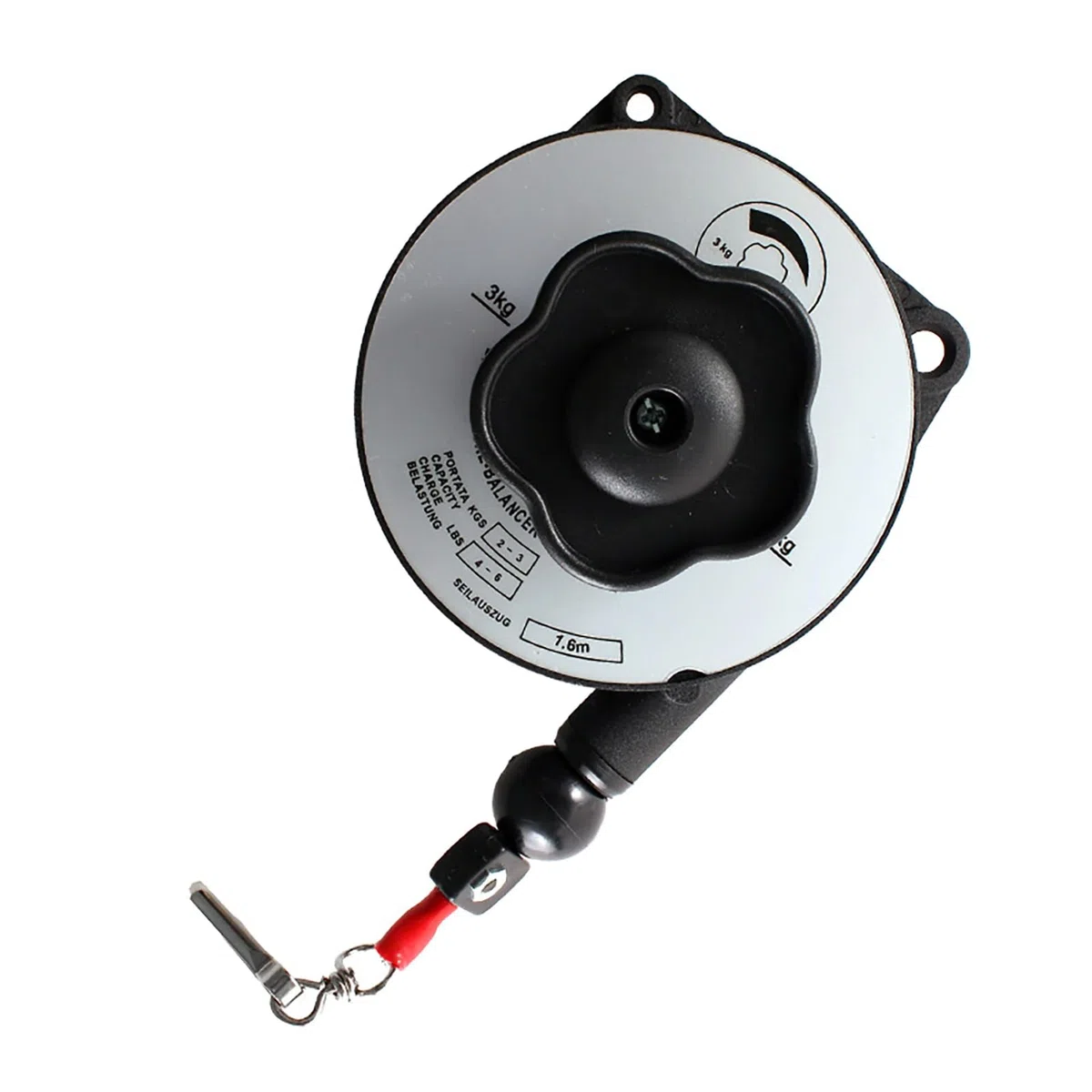 Bilanciatore a Molla, Gru di bilanciamento a Molla Automatica con Cavo da 160 Cm per Fabbrica e Officina, Tirante a Molla autobloccante Retrattile, Shel Eccellente (Size : 2-3kg)